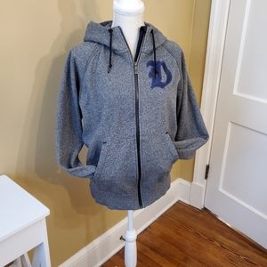 Nike Duke University zip up hoodie.  Size M. Gray blue. Good condition